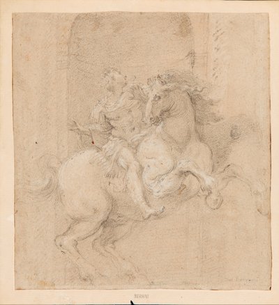 Keizer Constantijn te paard. door Gian Lorenzo Bernini