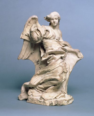 Half-Knielende Engel, 1673-74 door Gian Lorenzo Bernini