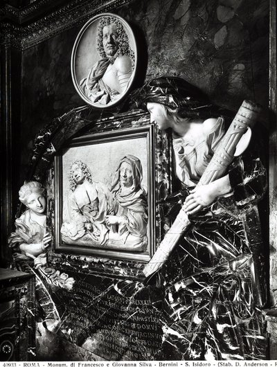 Monument voor Francesco en Giovanni Silva door Gianlorenzo Bernini, 1663 door Gian Lorenzo Bernini