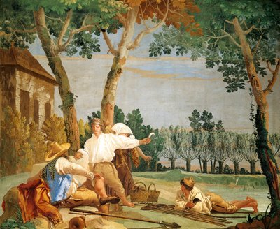 Boeren in rust, Villa Valmarana 