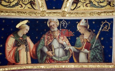 Sint Jacobus Minor, Sint Filippus en Sint Thomas (detail) door Giannicola di Paolo