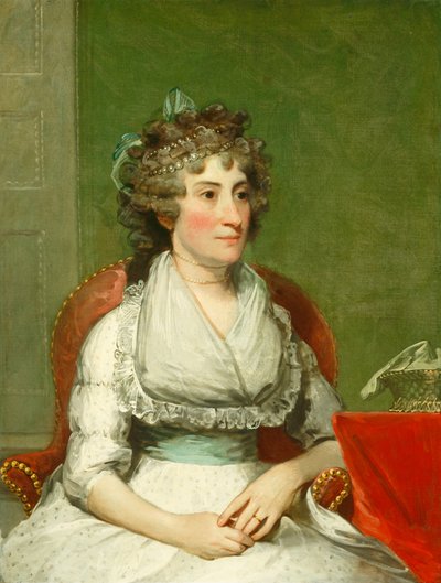 Catherine Yates Pollock (Mevrouw George Pollock) door Gilbert Stuart