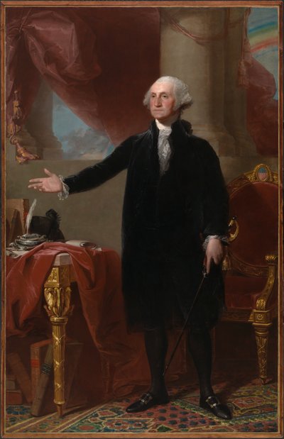 George Washington (1732-1799) door Gilbert Stuart