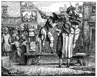 Kermisparade, 1885 door Gillot