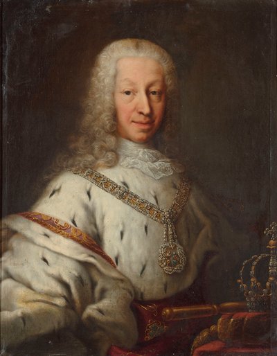 Karel Emanuel III 1701-1773, hertog van Savoye en koning van Sardinië, eerste helft van de 18e eeuw door Giorgio Domenico Duprà