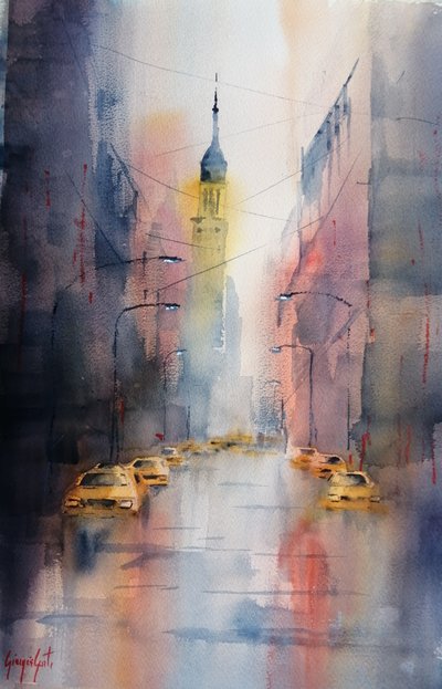 Misty City-toren door Giorgio Gosti