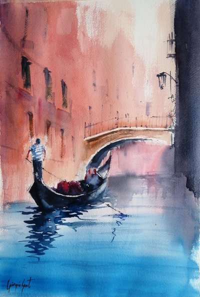 Gondeltocht door Venetië door Giorgio Gosti