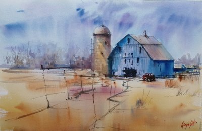 Winter Farm Kinderen door Giorgio Gosti