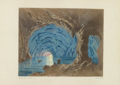Blauwe Grot op Capri door Giorgio Sommer (attributed to)