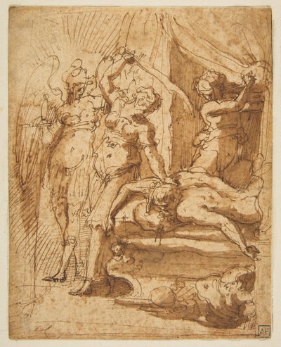 Judith onthoofdt Holofernes door Giorgio Vasari