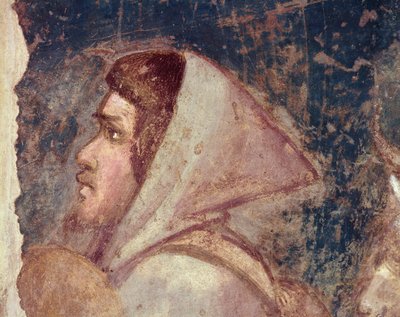 Hoofd van een herder door Giotto di Bondone