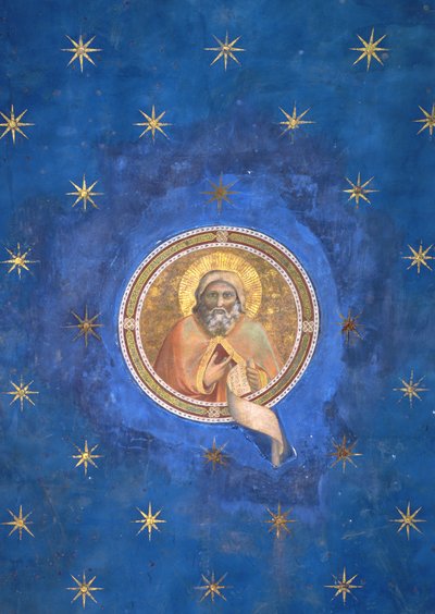 Baruch, van het plafondgewelf door Giotto di Bondone