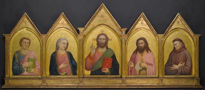 Het Peruzzi Altaarstuk, ca. 1310-1315 door Giotto di Bondone