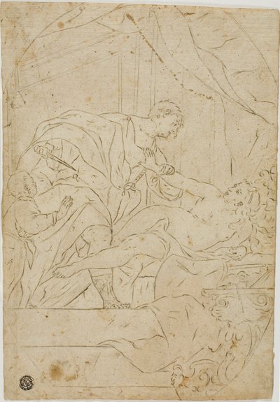 Verkrachting van Lucretia door Giovan Gioseffo dal Sole