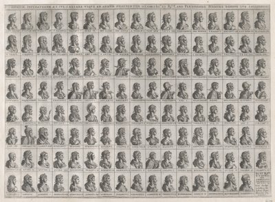 Speculum Romanae Magnificentiae: Portretten van de keizers van Julius Caesar tot Rudolf II, 1582 door Giovanni Ambrogio Brambilla