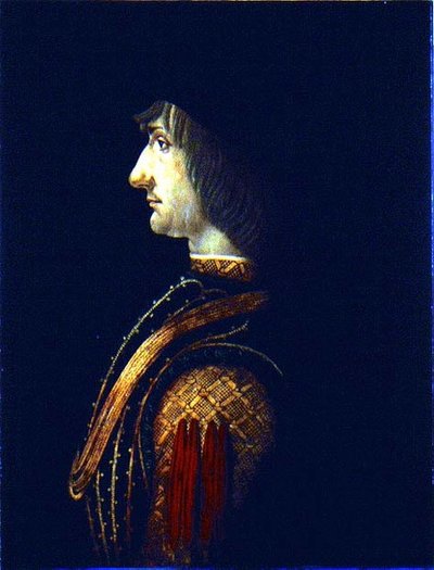 Portret van een Man door Giovanni Ambrogio de Predis