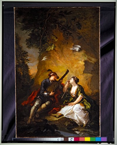 Muzikale Geliefden door Giovanni Antonio Guardi