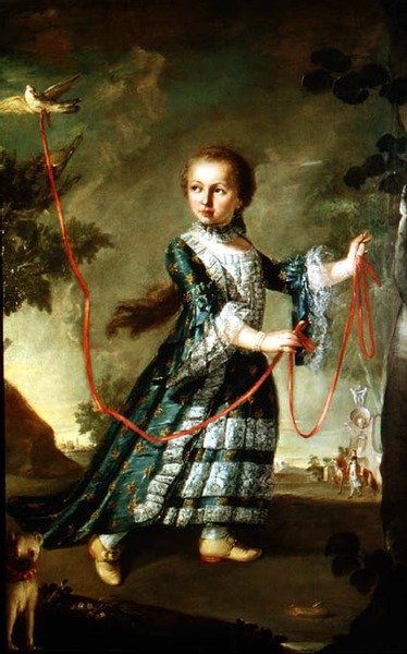 Portret van een Meisje door Giovanni Antonio Guardi
