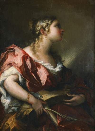 Catharina van Alexandrië door Giovanni Antonio Pellegrini