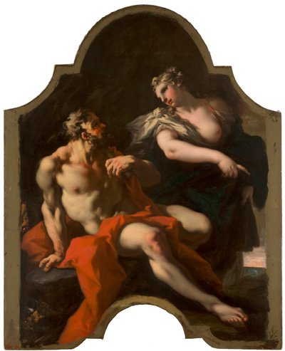 Mythologische of allegorische voorstelling door Giovanni Antonio Pellegrini