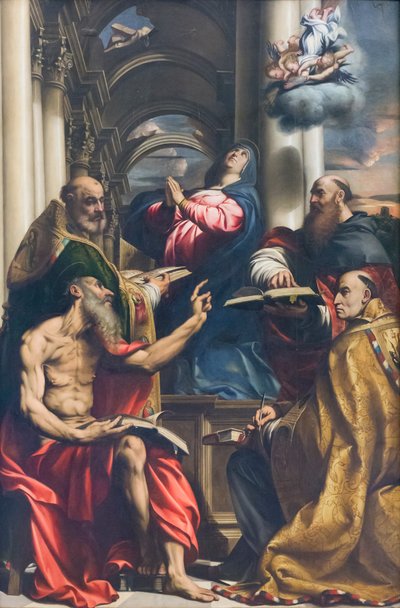 Dispuut over de Onbevlekte Ontvangenis door Giovanni Antonio Pordenone