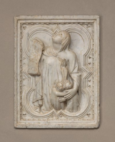 Liefdadigheid, ca. 1330 door Giovanni Balducci