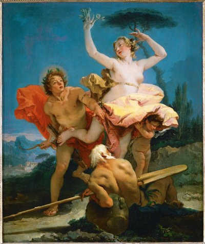 Apollo en Daphne ... door Giovanni Battista (1696-1770) Tiepolo