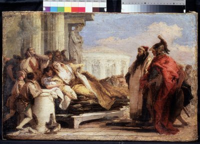 De dood van Dido door Giovanni Battista Tiepolo