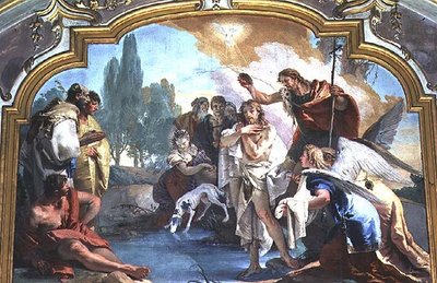 De doop van Christus door Giovanni Battista Tiepolo