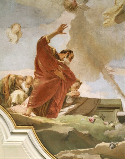 Hemelvaart (detail) door Giovanni Battista Tiepolo