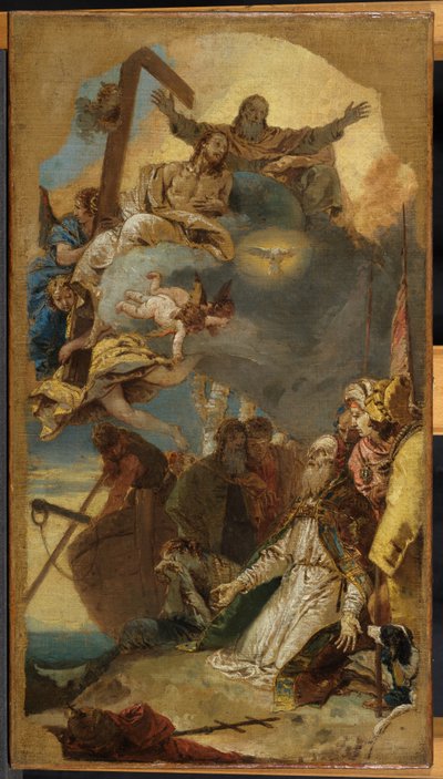 Martelaarschap van Sint Clemens door Giovanni Battista Tiepolo