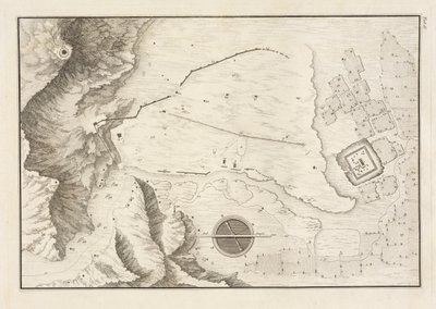 Een geometrisch plan van de verwoeste stad Palmyra, 1753 door Giovanni Battista 1712 86 after Borra