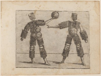 Uit "Bizzarie di varie Figure" door Giovanni Battista Bracelli