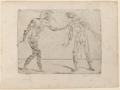Uit "Bizzarie di varie Figure" door Giovanni Battista Bracelli