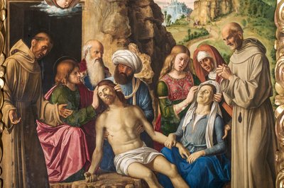 Rouw om Christus (detail) door Giovanni Battista Cima da Conegliano