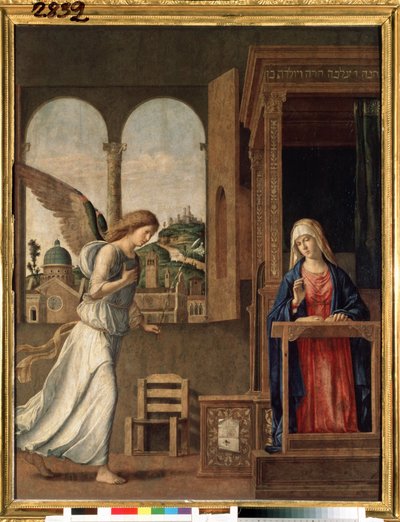 De annunciatie door Giovanni Battista Cima da Conegliano