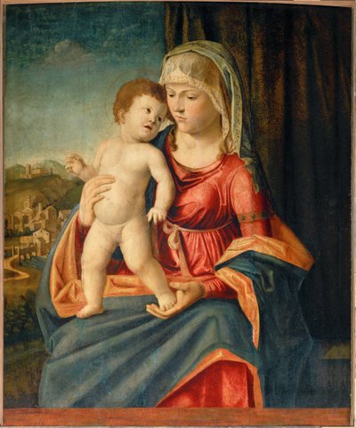 Maagd en kind ... door Giovanni Battista Cima da Conegliano