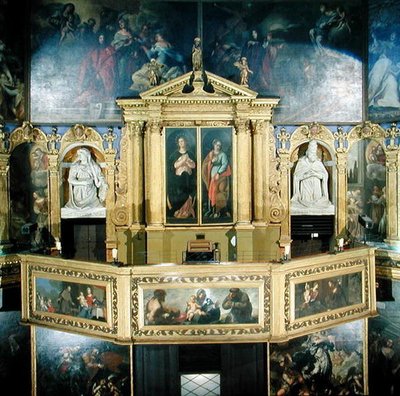 Uitzicht op het orgel, 1615 door Giovanni Battista Novello