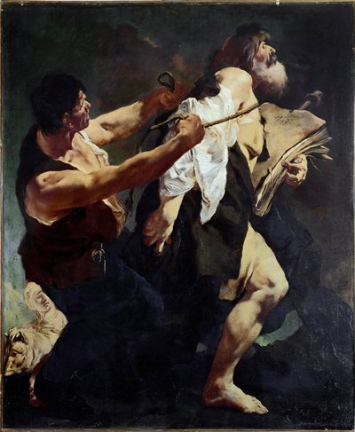 Sint Jacobus de Meerdere op weg naar het martelaarschap door Giovanni Battista Piazzetta