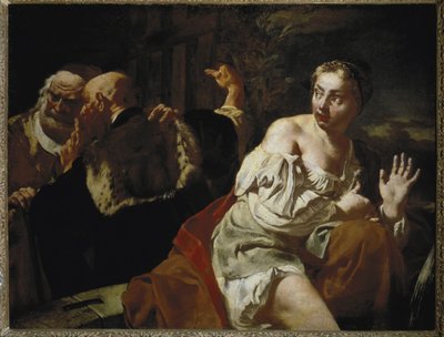 Suzanne en de Ouderen, circa 1720 door Giovanni Battista Piazzetta