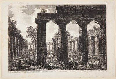 Een ander aanzicht van de in plaat V getekende en beschreven pronaosgevel [...] door Giovanni Battista Piranesi