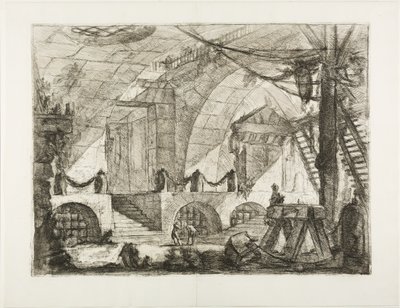 De doop van de eunuch door Giovanni Battista Piranesi