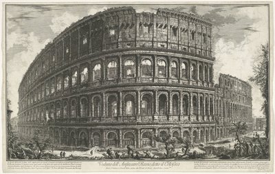 Colosseum te Rome door Giovanni Battista Piranesi