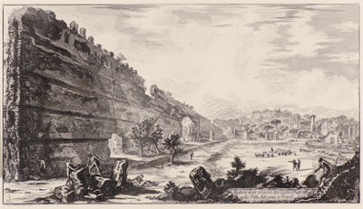 Degli Avanzi Del Castro Pretorio nella Villa Adriana a Tivoli door Giovanni Battista Piranesi