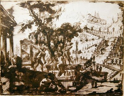 Fantastische Tuinen door Giovanni Battista Piranesi
