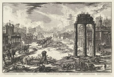 Forum Romanum te Rome door Giovanni Battista Piranesi