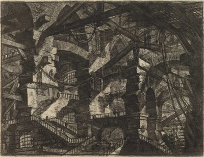Uit de serie De Denkbeeldige Gevangenissen (Le Carceri d