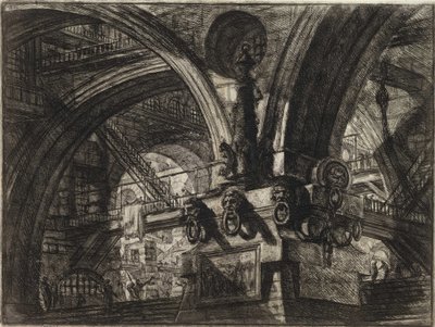 Uit de serie De denkbeeldige gevangenissen (Le Carceri d