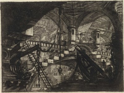 Uit de serie De denkbeeldige gevangenissen (Le Carceri d