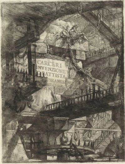 Uit de serie De denkbeeldige gevangenissen door Giovanni Battista Piranesi